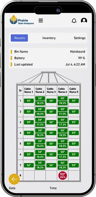 moisture and temperature cable app