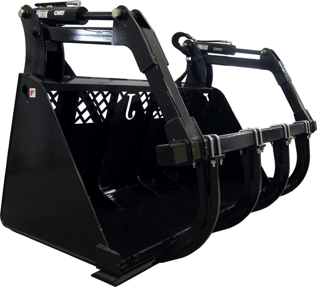 Jenkins high capacity grapple bucket