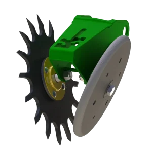 planter closing wheel left