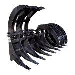 Super duty split brush grapple