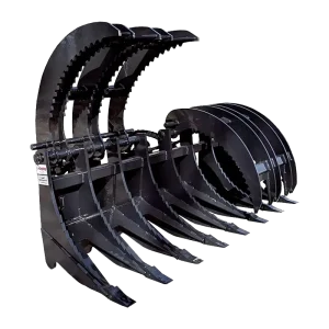Super duty split brush grapple