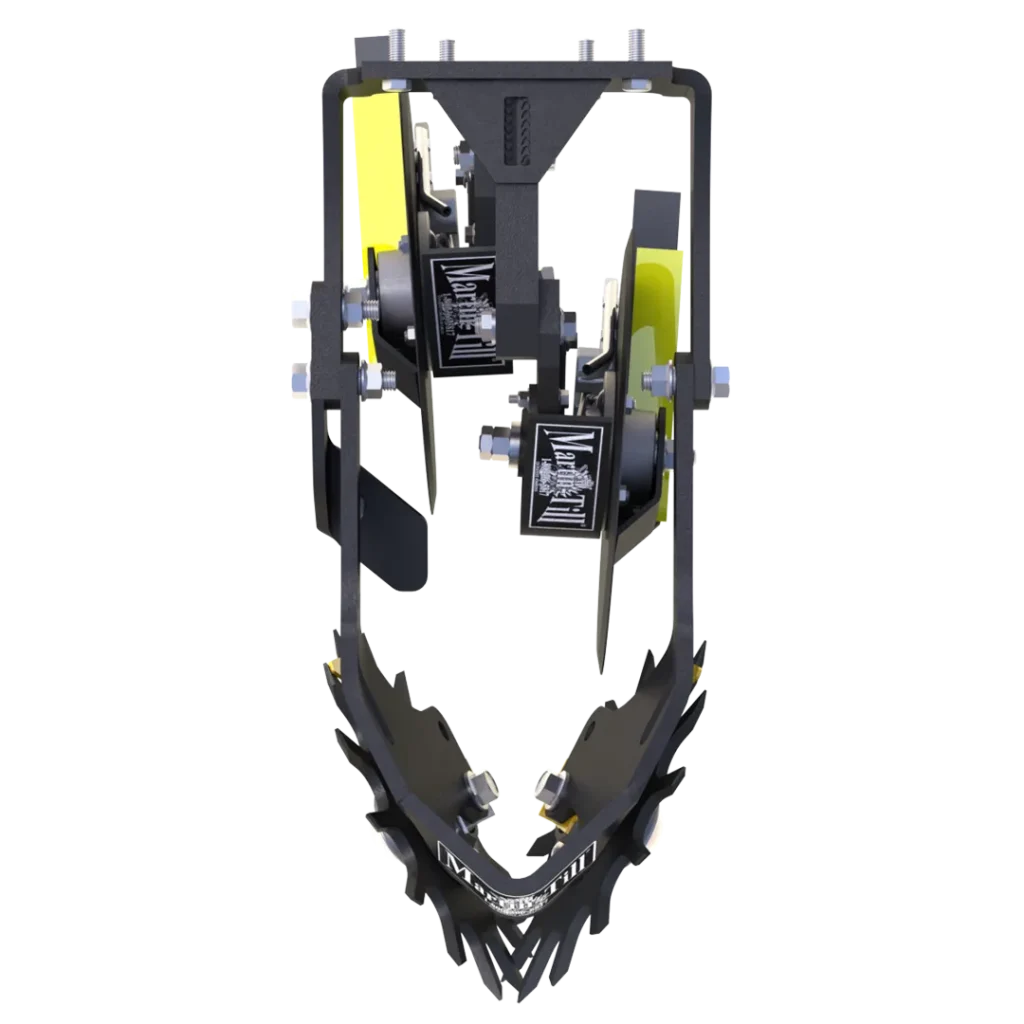 Row cleaner and dual UMO top view