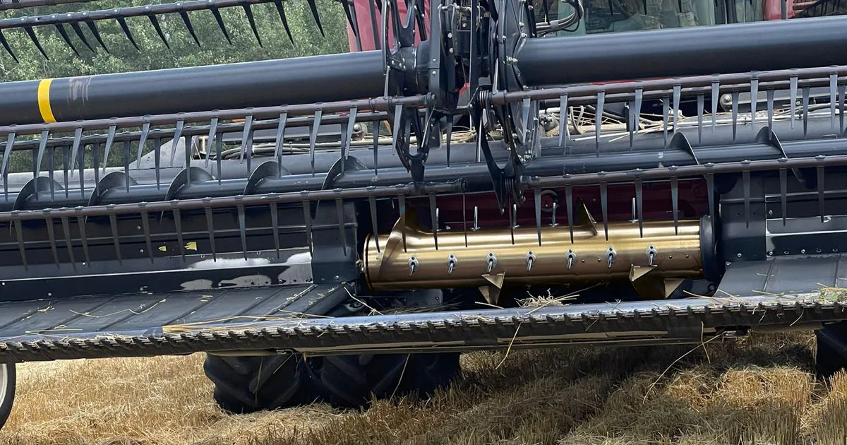 i-paddock Typhoon in combine header